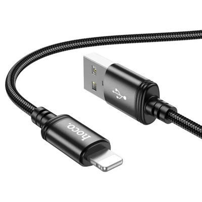 Кабель Hoco X89 Wind USB - Lightning (M/M), 1 м, Black (6931474784322) Кабель Hoco X89 Wind USB - Lightning (M/M), 1 м, Black (6931474784322)