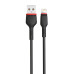 Кабель XO NB-P171 USB - Lightning, (M/M), 2.4A 1 м Black (6920680873647)