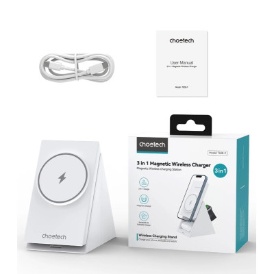 Бездротовий зарядний пристрій Choetech T600-F 15W Бездротовий зарядний пристрій Choetech T600-F 15W