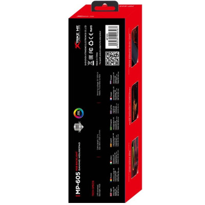 Ігрова поверхня Xtrike Me MP-605 Black Ігрова поверхня Xtrike Me MP-605 Black