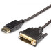 Кабель Atcom DisplayPort - DVI (M/M), 1.8 м, чорний (9504) Кабель Atcom DisplayPort - DVI (M/M), 1.8 м, чорний (9504)
