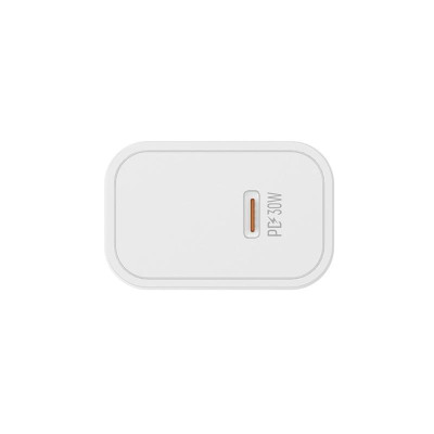 Мережевий зарядний пристрій ColorWay Power Delivery Port PPS USB Type-C (30W) White (CW-CHS038PD-WT)