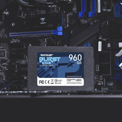 Накопичувач SSD 960GB Patriot Burst Elite 2.5 Накопичувач SSD 960GB Patriot Burst Elite 2.5