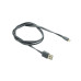 Кабель Canyon USB - Lightning (M/M) 0.96 м, Dark Grey (CNS-MFIC2DG)