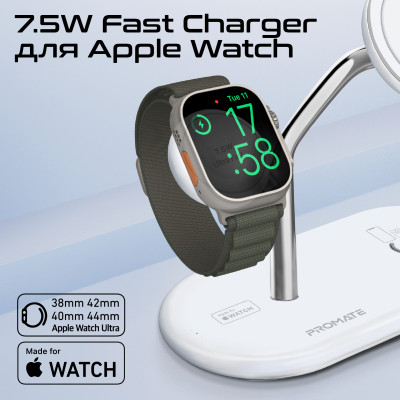 Бездротовий зарядний пристрій Promate Synergy-Pro MagSafe 57W White