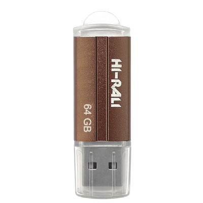 Флеш-накопичувач USB 64GB Hi-Rali Corsair Series Bronze (HI-64GBCORBR)