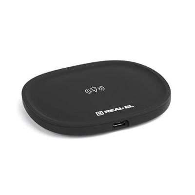 Бездротовий зарядний пристрій REAL-EL WL-740 2.4A 15W Black Бездротовий зарядний пристрій REAL-EL WL-740 2.4A 15W Black