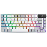 Клавіатура бездротова Asus ROG Azoth RGB WL BT White (90MP031A-BKUA11) Клавіатура бездротова Asus ROG Azoth RGB WL BT White (90MP031A-BKUA11)