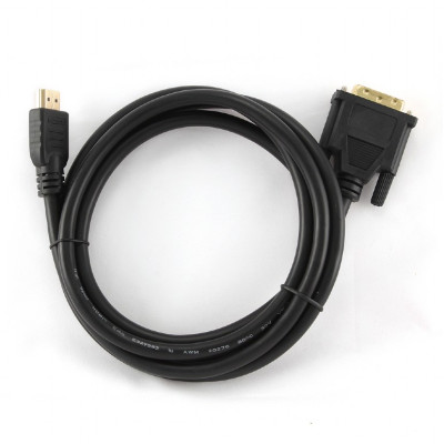 Кабель Cablexpert HDMI - DVI (M/M), 0.5 м, Black (CC-HDMI-DVI-0.5M) Кабель Cablexpert HDMI - DVI (M/M), 0.5 м, Black (CC-HDMI-DVI-0.5M)