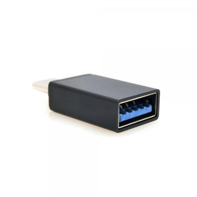 Адаптер Cablexpert USB - USB Type-C V 3.0 (F/M) Black (A-USB3-CMAF-01) Адаптер Cablexpert USB - USB Type-C V 3.0 (F/M) Black (A-USB3-CMAF-01)