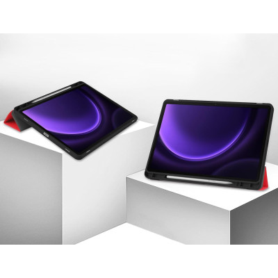 Чохол-книжка BeCover Flexible TPU Mate для Samsung Galaxy Tab S9 (SM-X710/SM-X716)/S9 FE (SM-X510/SM-X516B) Red (712531) Чохол-книжка BeCover Flexible TPU Mate для Samsung Galaxy Tab S9 (SM-X710/SM-X716)/S9 FE (SM-X510/SM-X516B) Red (712531)