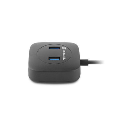 USB-хаб REAL-EL HQ-187 4 ports USB-хаб REAL-EL HQ-187 4 ports