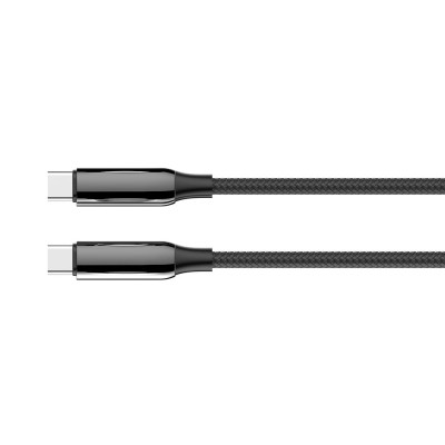 Кабель ColorWay USB Type-C + USB Type-C (M/M), 5.0 А, 2 м, Black (CW-CBPDCC070-BK) Кабель ColorWay USB Type-C + USB Type-C (M/M), 5.0 А, 2 м, Black (CW-CBPDCC070-BK)