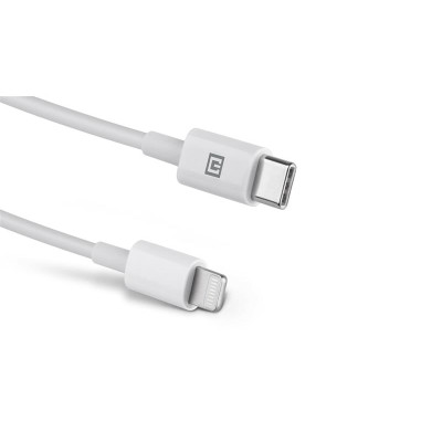 Кабель REAL-EL USB Type-C - Lightning (M/M), 1 м, White (EL123500057) Кабель REAL-EL USB Type-C - Lightning (M/M), 1 м, White (EL123500057)