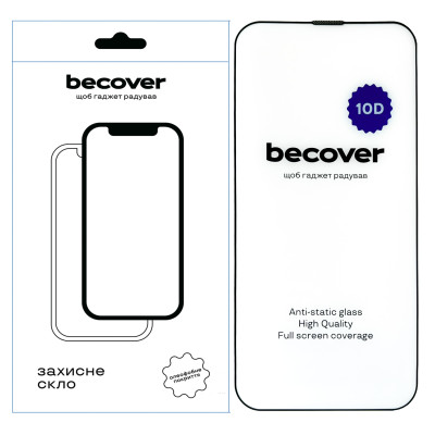 Захисне скло BeCover для Apple iPhone 14 Plus 10D Black (711326) Захисне скло BeCover для Apple iPhone 14 Plus 10D Black (711326)
