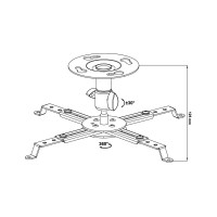 Кріплення для проектора Walfix PB-14W Кріплення для проектора Walfix PB-14W