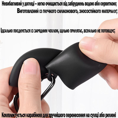 Чохол BeCover Silicon для Xiaomi Redmi Buds 4 Black (708621) Чохол BeCover Silicon для Xiaomi Redmi Buds 4 Black (708621)