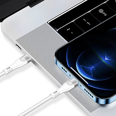 Кабель ColorWay USB Type-C + USB Type-C (M/M), 5.0 А, 1 м, White (CW-CBPDCC065-WT) Кабель ColorWay USB Type-C + USB Type-C (M/M), 5.0 А, 1 м, White (CW-CBPDCC065-WT)