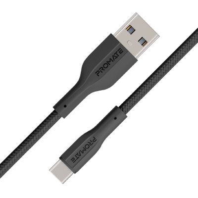 Кабель Promate xCord-AC USB - USB Type-C (M/M), 1 м, Black (xcord-ac.black) Кабель Promate xCord-AC USB - USB Type-C (M/M), 1 м, Black (xcord-ac.black)