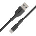 Кабель Promate xCord-AC USB - USB Type-C (M/M), 1 м, Black (xcord-ac.black)