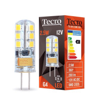 Лампа світлодіодна Tecro 2.5W G4 2700K (TL-G4-2.5W-12V) Лампа світлодіодна Tecro 2.5W G4 2700K (TL-G4-2.5W-12V)
