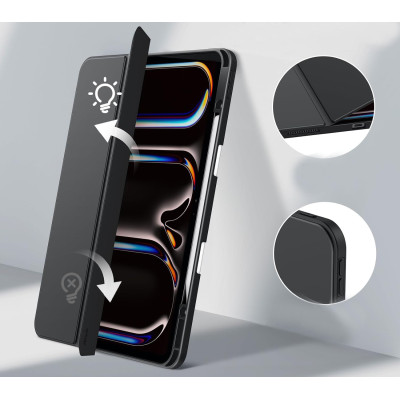 Чохол-книжка BeCover Soft Edge TPU з кріпленням Apple Pencil для Apple iPad Pro 13