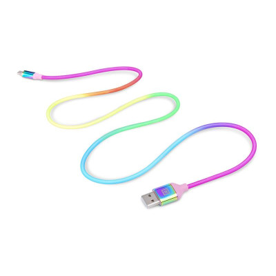 Кабель REAL-EL Premium USB - USB Type-C (M/M), 1 м, Rainbow (EL123500050) Кабель REAL-EL Premium USB - USB Type-C (M/M), 1 м, Rainbow (EL123500050)