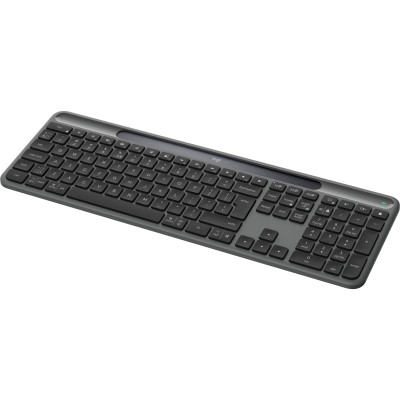 Клавiатура бездротова Logitech Slim Solar+ for Business Graphite (920-013779)