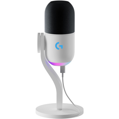 Мiкрофон Logitech Yeti GX Dynamic RGB Gaming Mic with Lightsync Off White (988-000576) Мiкрофон Logitech Yeti GX Dynamic RGB Gaming Mic with Lightsync Off White (988-000576)