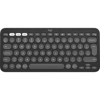 Клавiатура бездротова Logitech Pebble Keys 2 K380s Graphite (920-011851)