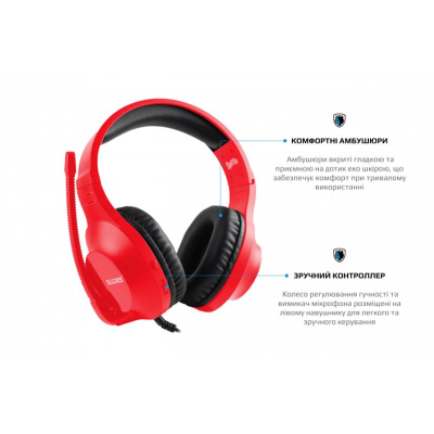 Гарнітура Sades SA-721 Spirits Red (sa721rdj) Гарнітура Sades SA-721 Spirits Red (sa721rdj)