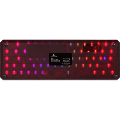 Клавіатура бездротова Motospeed Darmoshark K5 Gateron Red Red-Black (dmk5rbgr)