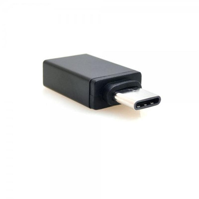 Адаптер Cablexpert USB - USB Type-C V 3.0 (F/M) Black (A-USB3-CMAF-01) Адаптер Cablexpert USB - USB Type-C V 3.0 (F/M) Black (A-USB3-CMAF-01)