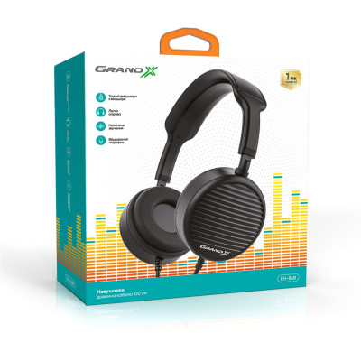 Навушники Grand-X EH-86B Black Навушники Grand-X EH-86B Black