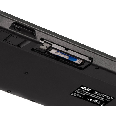 Клавіатура бездротова 2E KS280 WL/BT EN/UKR Grey/Black (2E-KS280WBGR_UA) Клавіатура бездротова 2E KS280 WL/BT EN/UKR Grey/Black (2E-KS280WBGR_UA)