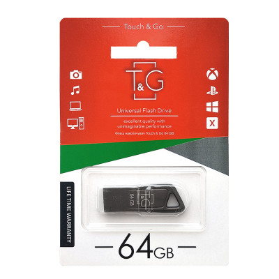 Флеш-накопичувач USB 64GB T&G 114 Metal Series (TG114-64G) Флеш-накопичувач USB 64GB T&G 114 Metal Series (TG114-64G)