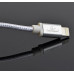 Кабель Cablexpert USB - Lightning (M/M), 1.8 м, сріблястий (CCB-mUSB2B-AMLM-6-S) Кабель Cablexpert USB - Lightning (M/M), 1.8 м, сріблястий (CCB-mUSB2B-AMLM-6-S)