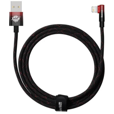 Кабель Baseus MVP 2 USB - Lightning (M/M), 2.4A, 2 м Black/Red (CAVP000120) Кабель Baseus MVP 2 USB - Lightning (M/M), 2.4A, 2 м Black/Red (CAVP000120)