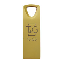 Флеш-накопичувач USB 16GB T&G 117 Metal Series Gold (TG117GD-16G) Флеш-накопичувач USB 16GB T&G 117 Metal Series Gold (TG117GD-16G)