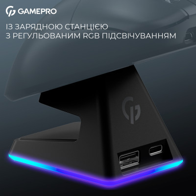Миша бездротова GamePro Asgard Thor Black (GM023B) Миша бездротова GamePro Asgard Thor Black (GM023B)