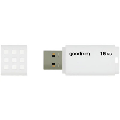 Флеш-накопичувач USB2.0 16GB Goodram UME2 White (UME2-0160W0R11) Флеш-накопичувач USB2.0 16GB Goodram UME2 White (UME2-0160W0R11)