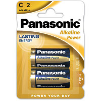Батарейка Panasonic Alkaline Power Lasting C/LR14 BL 2 шт Батарейка Panasonic Alkaline Power Lasting C/LR14 BL 2 шт