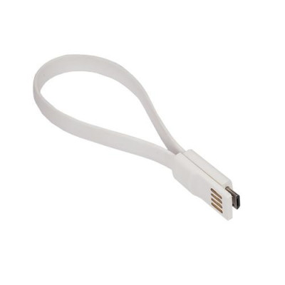 Кабель Sumdex USB - micro USB V 2.0 (M/M), з магнітом, 0.21 м, White (DCU-1022WT)_OEM Кабель Sumdex USB - micro USB V 2.0 (M/M), з магнітом, 0.21 м, White (DCU-1022WT)_OEM