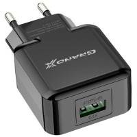 Мережевий зарядний пристрій Grand-X (1xUSB 5В/2.1А) Black (CH-03B) Мережевий зарядний пристрій Grand-X (1xUSB 5В/2.1А) Black (CH-03B)