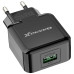 Мережевий зарядний пристрій Grand-X (1xUSB 5В/2.1А) Black (CH-03B)