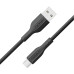 Кабель Promate xCord-AC200 USB - USB Type-C (M/M), 2 м, Black (xcord-ac200.black)