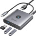 USB-хаб Orico FAX3-5P-GY-EP USB Type-C 3-в-1 Grey (CA914227) USB-хаб Orico FAX3-5P-GY-EP USB Type-C 3-в-1 Grey (CA914227)