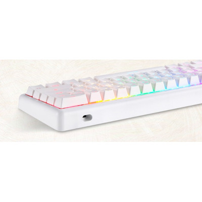 Клавіатура бездротова Motospeed SK66 Gateron Red Hot Swap White (mtsk66wmr) Клавіатура бездротова Motospeed SK66 Gateron Red Hot Swap White (mtsk66wmr)