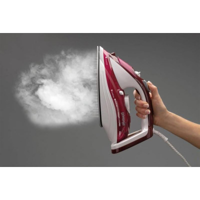 Утюг Gorenje, 3000Вт, 350мл, паровой удар-105гр, верт. отпаривание, антинакипь, автоотключение, керам. подошва, бардово-белый (SIH3000RBC) Утюг Gorenje, 3000Вт, 350мл, паровой удар-105гр, верт. отпаривание, антинакипь, автоотключение, керам. подошва, бардово-белый (SIH3000RBC)