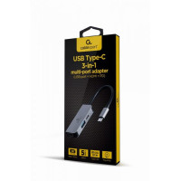 Док-станція Cablexpert USB-C 3-в-1 (A-CM-COMBO3-02) USB/HDMI/PD Док-станція Cablexpert USB-C 3-в-1 (A-CM-COMBO3-02) USB/HDMI/PD